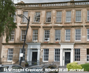St Vincent Crescent - Where it all started
