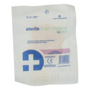 Blue Dot Medium Finger Dressing