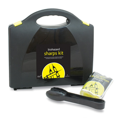 Biohazard Sharps Clean Up Kit Single Application
