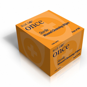 Blue Dot Sterile Saline Wipes (100)