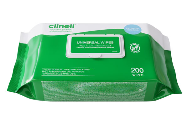 Clinell Universal Sanitising Wipes (200)