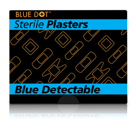 Standard Blue Plasters 3" x 1" (100)