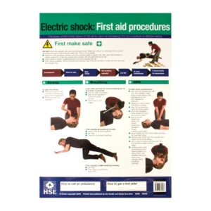 Electric Shock Procedures Poster HSE   (HSEESP)