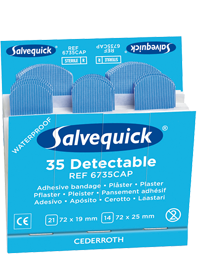 Cederroth Salvequick Blue Refill (6x35)  6735