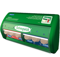 Cederroth Salvequick Dispenser Fabric/Waterproof Plasters