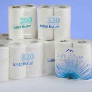 Toilet Rolls White  36 x 320