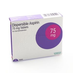 Aspirin Dispersible Tablets 75mg 28