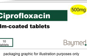 Ciprofloxacin Tablets 500mg (10)  POM
