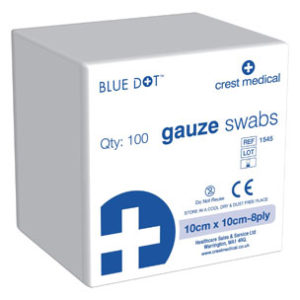 Gauze Swabs 10cm x 10cm (100)
