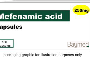 Mefenamic Acid Capsules 250mg (100) POM