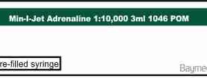 Min-I-Jet Adrenaline 1:10,000  3ml   1046    POM