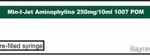 Min-I-Jet Aminophyline 250mg/10ml    1007    POM