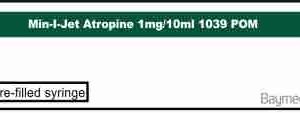 Min-I-Jet Atropine 1mg/10ml      1039        POM