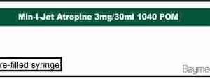 Min-I-Jet Atropine 3mg/30ml       1040         POM