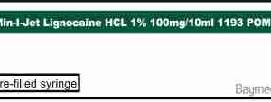 Min-I-Jet Lignocaine HCL 1%  100mg/10ml   1193     POM