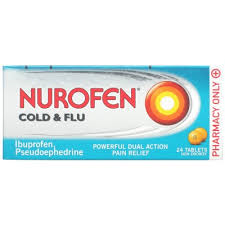 Nurofen Cold & Flu Tablets  24        P