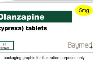 Olanzapine (Zyprexa) Tablets 5mg (28)  POM