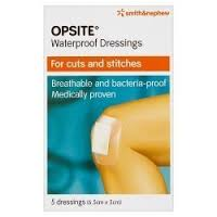 Opsite W/P Dressings OTC Pack 5  6cm x 7cm
