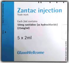 Zantac Injection (5x2ml)  25mg   POM