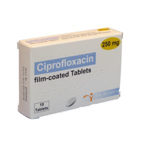 Ciprofloxacin Tablets 250mg (10)   POM