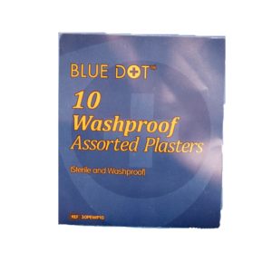 First Aid Plasters Waterproof Assorted (10)