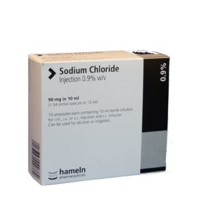 Sodium Chloride Injection 0.9% (10x10ml)  POM