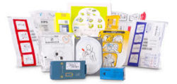 Defibrillator batteries and spares